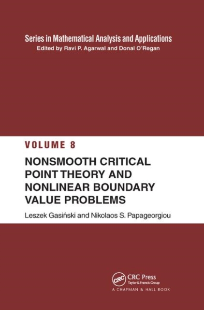 Nonsmooth Critical Point Theory and Nonlinear Boundary Value Problems, Paperback / softback Book