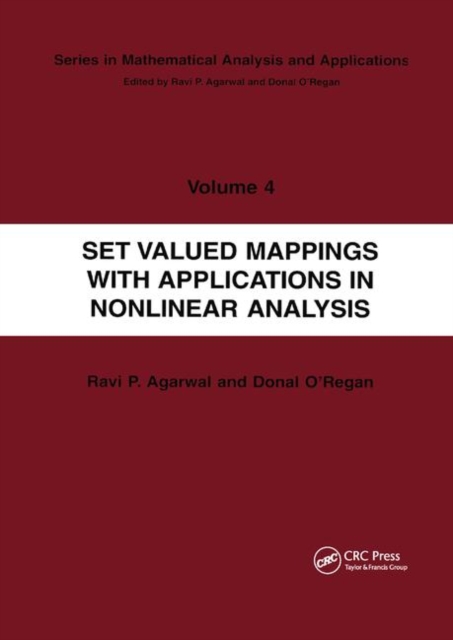 Set Valued Mappings with Applications in Nonlinear Analysis, Paperback / softback Book