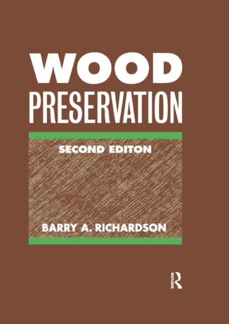 Wood Preservation, Paperback / softback Book
