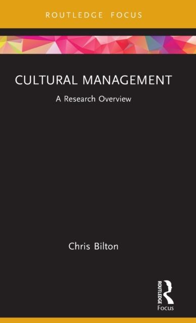 Cultural Management : A Research Overview, Hardback Book