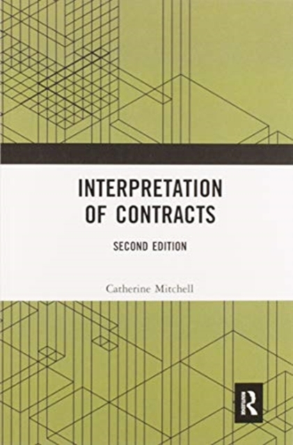 Interpretation of Contracts, Paperback / softback Book