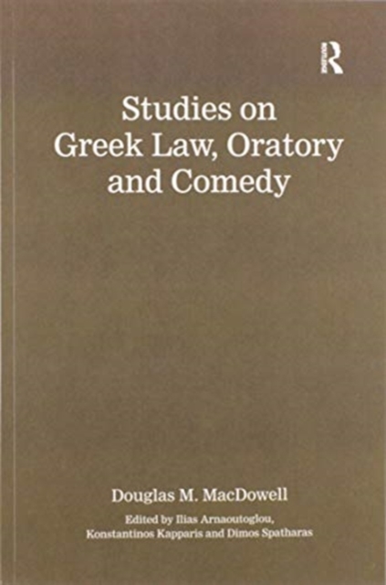 Studies on Greek Law, Oratory and Comedy, Paperback / softback Book