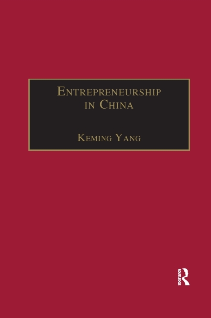Entrepreneurship in China, Paperback / softback Book