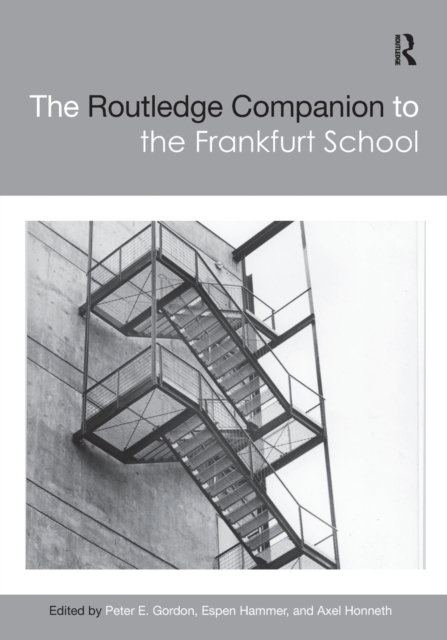 The Routledge Companion to the Frankfurt School, Paperback / softback Book