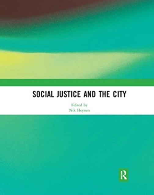 Social Justice and the City, Paperback / softback Book