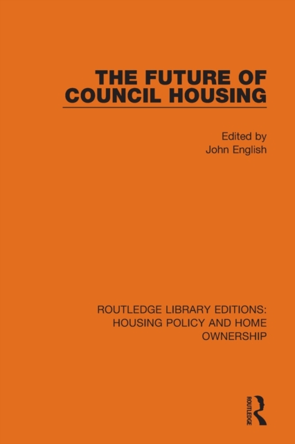 The Future of Council Housing, Paperback / softback Book