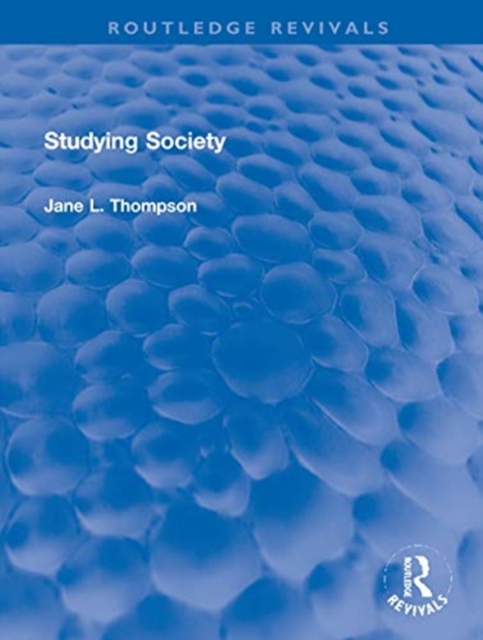 Studying Society, Hardback Book