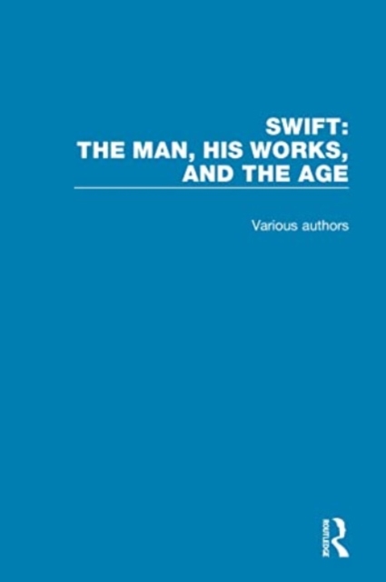 Swift: The Man, his Works, and the Age, Multiple-component retail product Book
