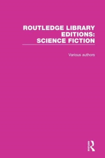 Routledge Library Editions: Science Fiction, Multiple-component retail product Book