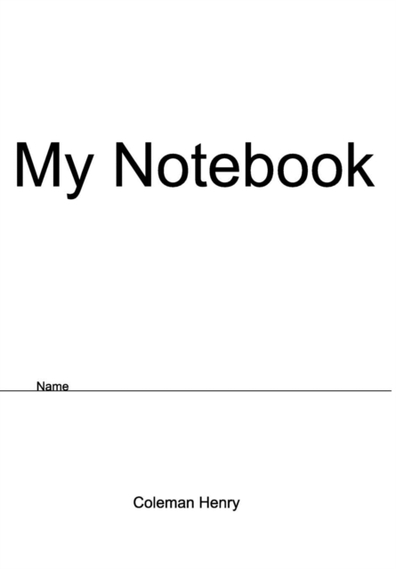 Lined Notebook, Hardback Book