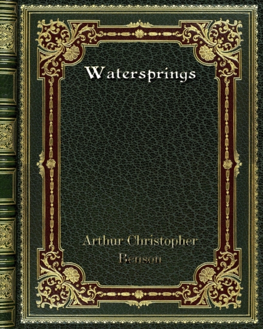 Watersprings, Paperback / softback Book