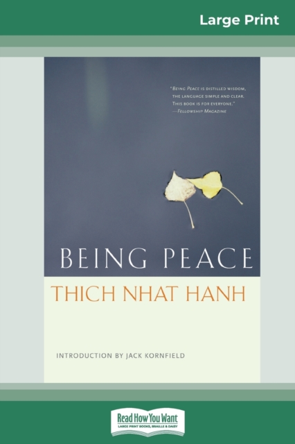 Being Peace (16pt Large Print Edition), Paperback / softback Book