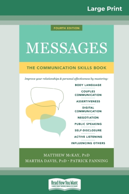 Messages : The Communications Skills Book (16pt Large Print Edition), Paperback / softback Book