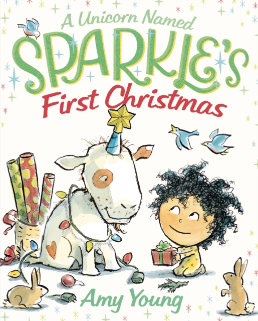 A Unicorn Named Sparkle's First Christmas, Board book Book