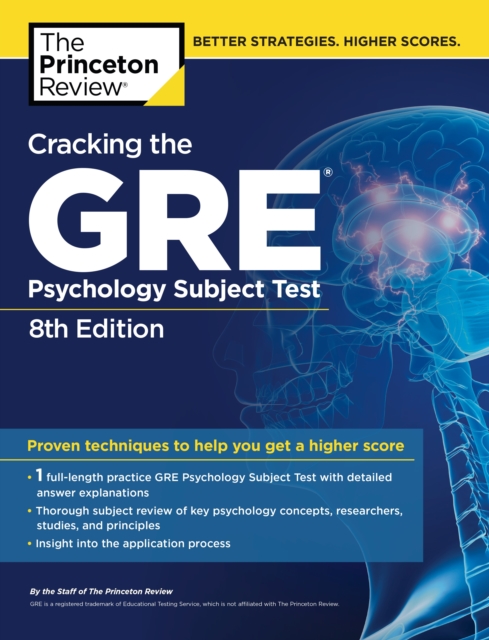 Cracking The Gre Psychology Subject Test, 8th Edition, Paperback / softback Book