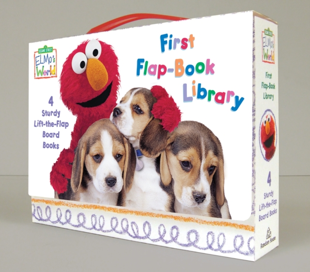 Elmo's World: First Flap-Book Library (Sesame Street) : Balls!; Puppies!; Babies!; Food!, Board book Book