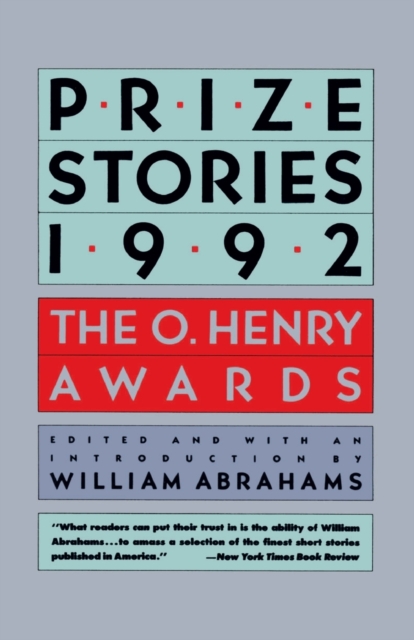 Prize Stories 1992 : The O. Henry Awards, Paperback / softback Book