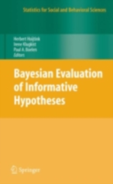 Bayesian Evaluation of Informative Hypotheses, PDF eBook