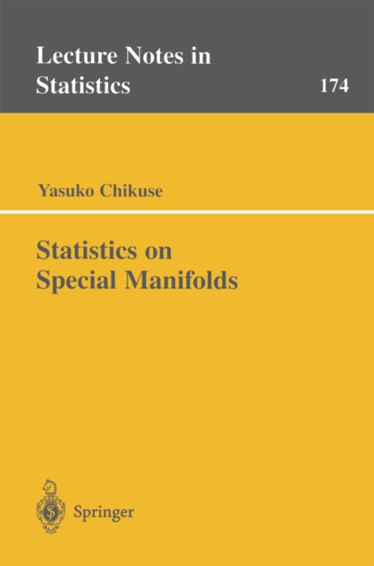 Statistics on Special Manifolds, PDF eBook