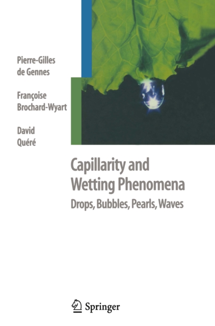 Capillarity and Wetting Phenomena : Drops, Bubbles, Pearls, Waves, PDF eBook