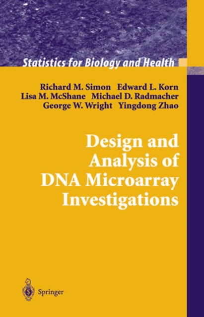 Design and Analysis of DNA Microarray Investigations, PDF eBook