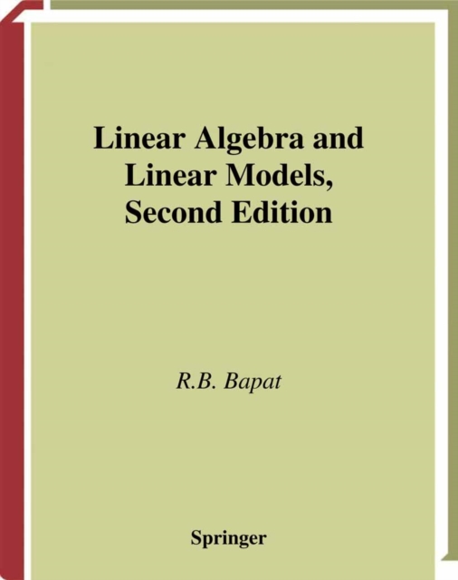 Linear Algebra and Linear Models, PDF eBook