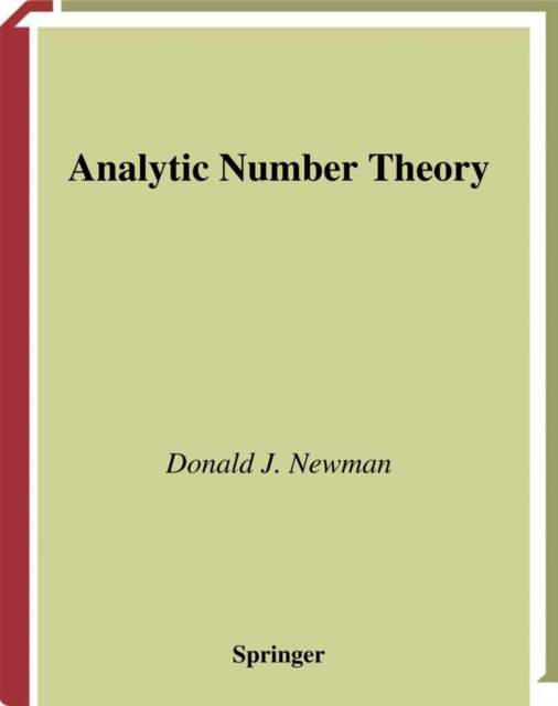 Analytic Number Theory, PDF eBook