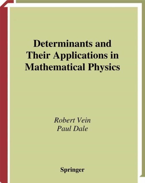 Determinants and Their Applications in Mathematical Physics, PDF eBook