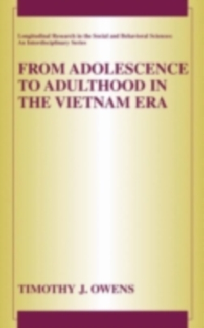 From Adolescence to Adulthood in the Vietnam Era, PDF eBook