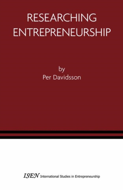 Researching Entrepreneurship, Hardback Book