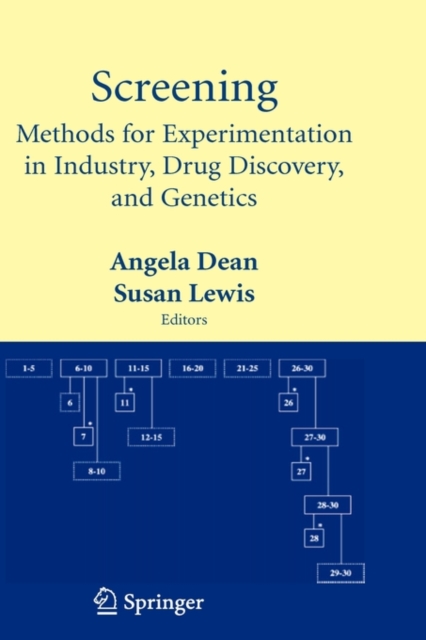 Screening : Methods for Experimentation in Industry, Drug Discovery, and Genetics, Hardback Book
