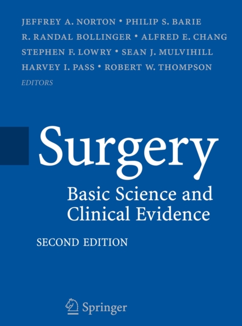 Surgery : Basic Science and Clinical Evidence, Hardback Book