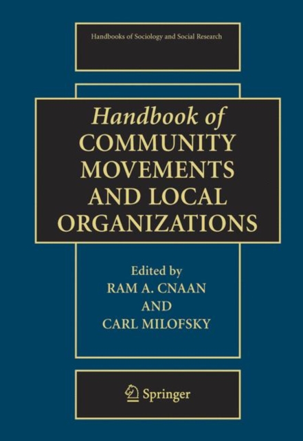 Handbook of Community Movements and Local Organizations, Hardback Book