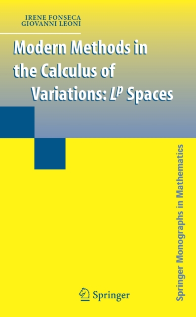 Modern Methods in the Calculus of Variations : L^p Spaces, Hardback Book