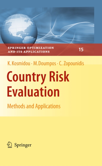 Country Risk Evaluation : Methods and Applications, PDF eBook