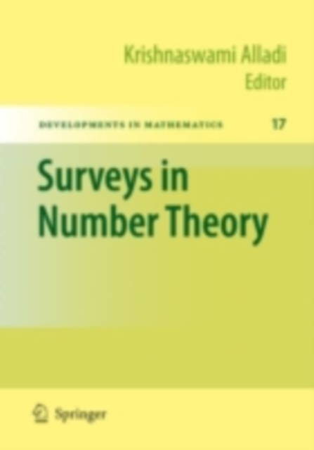 Surveys in Number Theory, PDF eBook