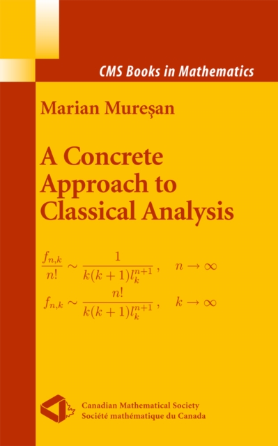 A Concrete Approach to Classical Analysis, PDF eBook