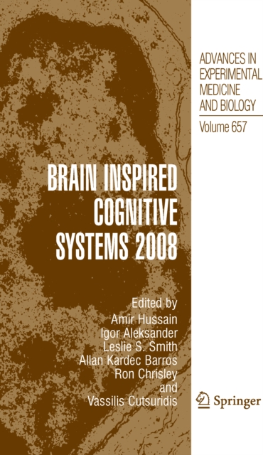 Brain Inspired Cognitive Systems 2008, PDF eBook