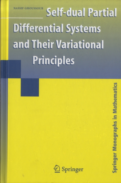 Self-dual Partial Differential Systems and Their Variational Principles, PDF eBook