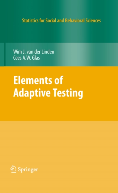 Elements of Adaptive Testing, PDF eBook