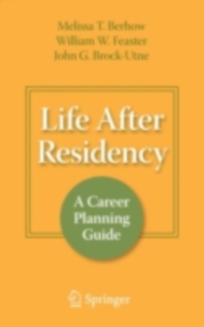 Life After Residency : A Career Planning Guide, PDF eBook