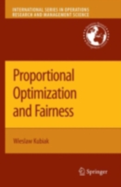 Proportional Optimization and Fairness, PDF eBook