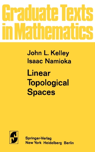 Linear Topological Spaces, Hardback Book
