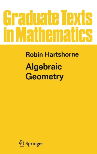 Algebraic Geometry, Hardback Book