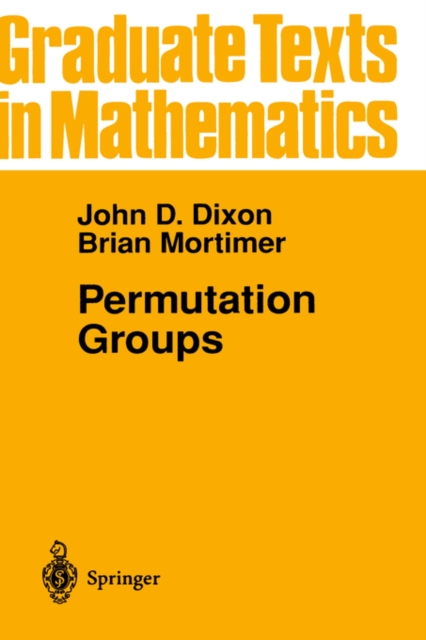 Permutation Groups, Hardback Book
