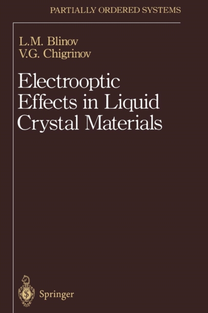 Electrooptic Effects in Liquid Crystal Materials, Paperback / softback Book