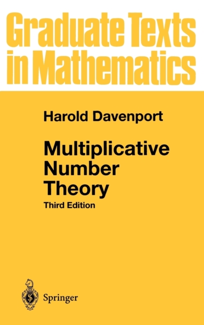 Multiplicative Number Theory, Hardback Book