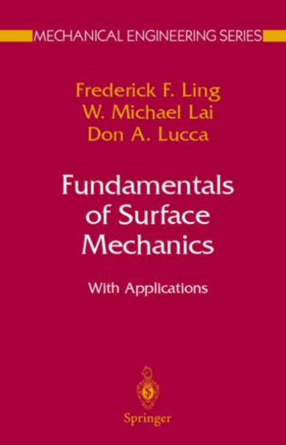 Fundamentals of Surface Mechanics : With Applications, Hardback Book