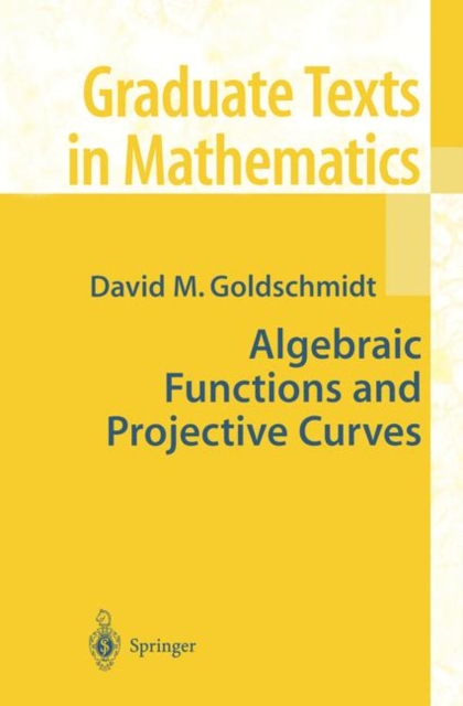 Algebraic Functions and Projective Curves, Hardback Book