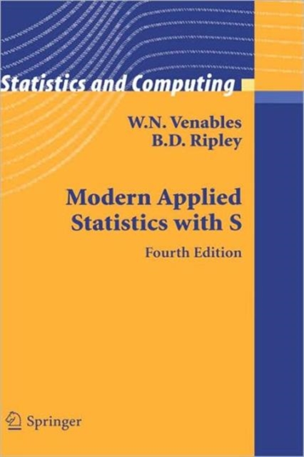 Modern Applied Statistics with S, Hardback Book